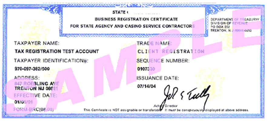 State Business Registration Forms   Business License 